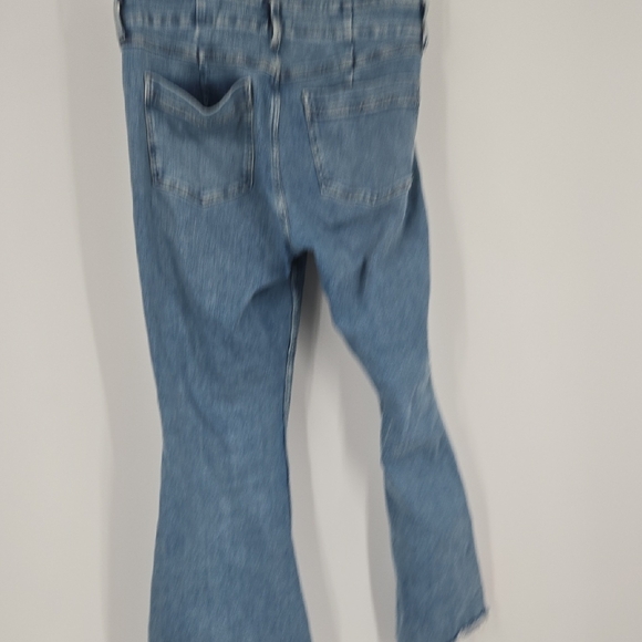 We The Free Blue Flare Wide Leg Jeans Classic Style - Picture 13 of 16